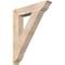 Ekena Millwork Traditional Traditional Smooth Bracket, Douglas Fir, 5 1/2"W x 32"D x 40"H BKT06X32X40TRA01SDF - alternate 1